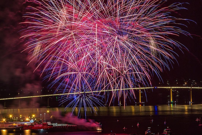 Hobart New Year's Eve fireworks