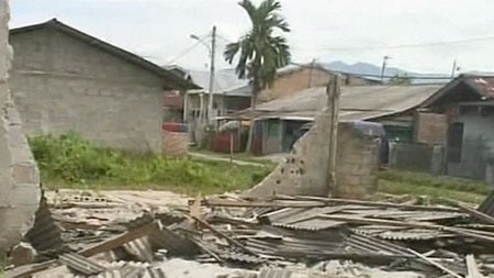 Earthquakes in Sumatra have killed scores of people.