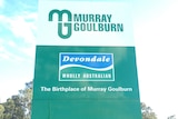 A Murray Goulburn sign out the front of a processing facility.