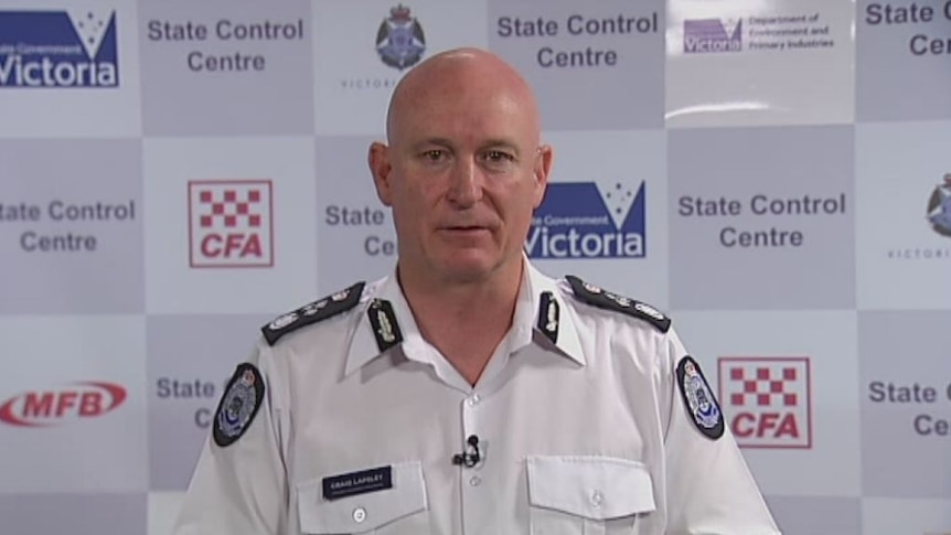 Emergency Management Commissioner Craig Lapsley