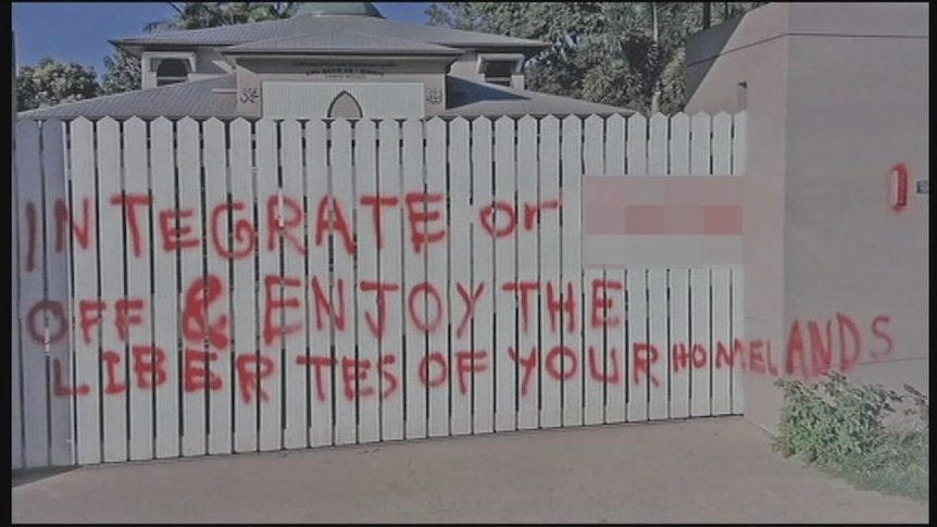 Anger at vandal attack on Cairns mosque