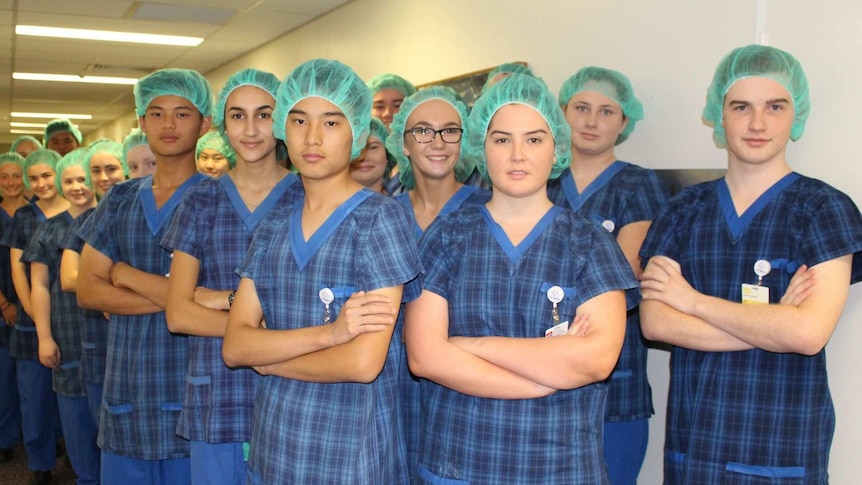 The students gained valuable insight into the medical industry.