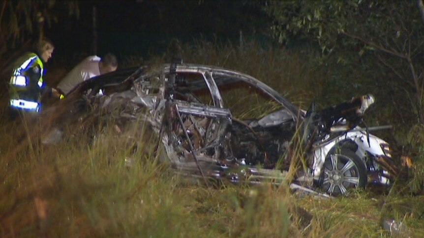 Teenager dies in crash in overloaded car on Bruce Highway at North Lakes near Brisbane