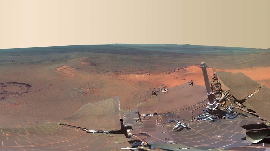 Panoramic image from Mars