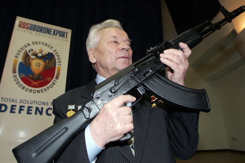 AK-47 designer Mikhail Kalashnikov