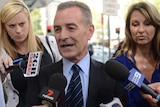 Peter Grimshaw leaves court in Sydney