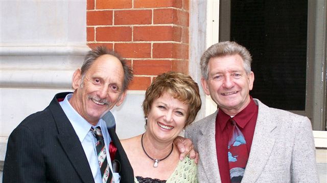 Darryl Beamish, Estelle Blackburn and John Button