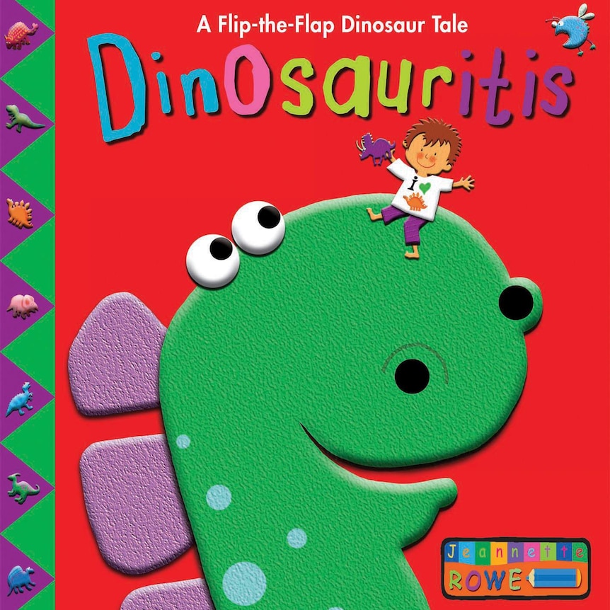 The cover of the children's book Dinosauritis
