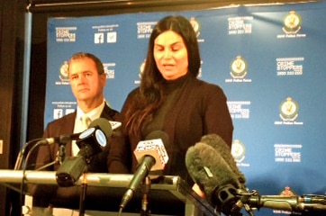 Widow Jackie Gasovski whose husband was murdered and found near Jamberoo lookout.