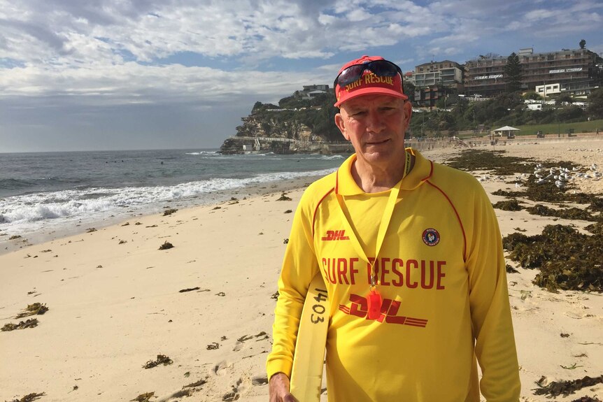 Lifesaver Graham Ford at Bronte Beach in Sydney