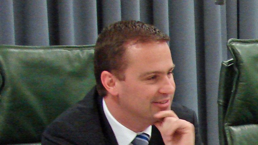 Tasmanian premier David Bartlett in the budget estimates hearing.