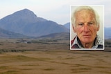 An inset of missing man James McLean against a background of Melaleuca, where he is believed to have gone bushwalking.