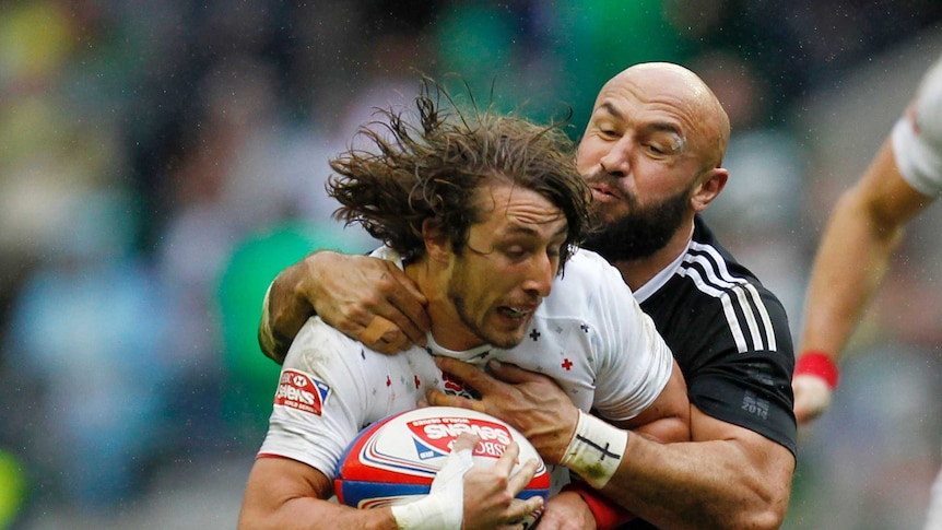 New Zealand and England at the IRB Sevens World Series