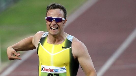 South African amputee runner Oscar Pistorius