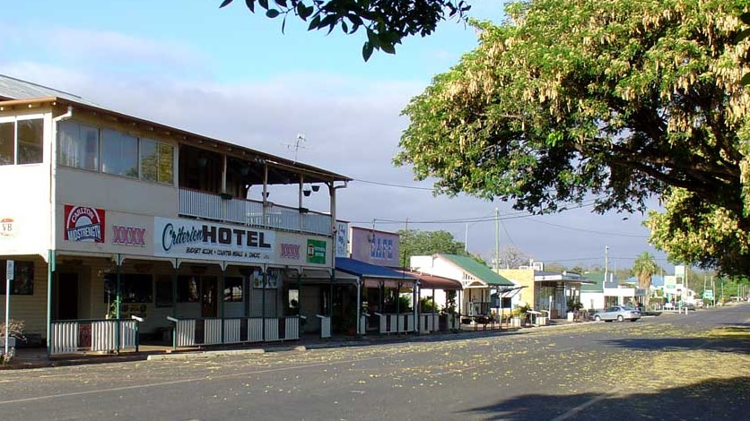 Alpha main street, east of Longreach in central-west Qld