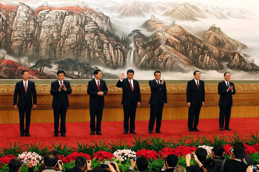 The new Chinese Politburo standing committee members