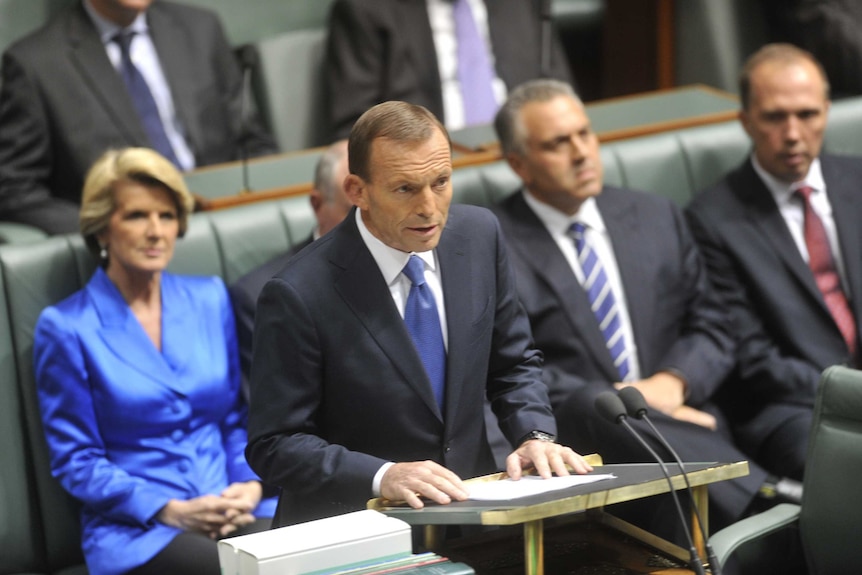 Tony Abbott says there is now a "budget emergency".
