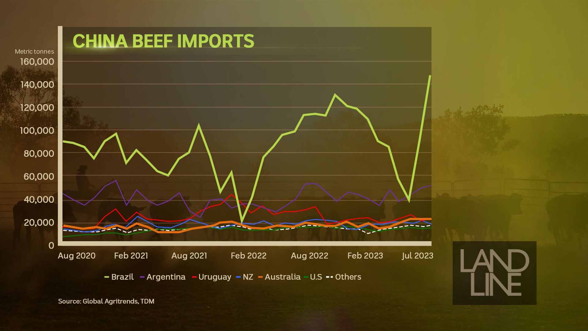 China beef import graph