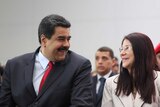 Nicolas Maduro and Cilia Flores