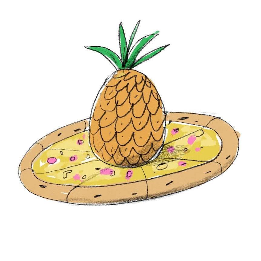 pineapple on pizza