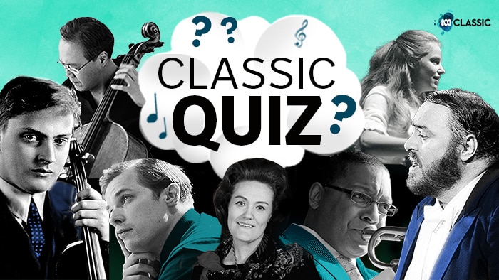 A collage of performers including Jacqueline du Pre, Glenn Gould, Yo-Yo Ma, Luciano Pavarotti, and Dame Joan Sutherland.