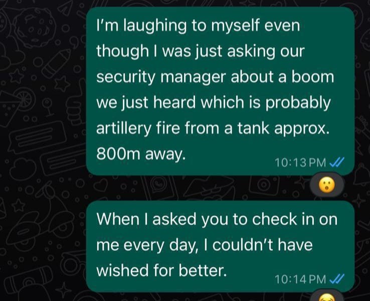 A text message.