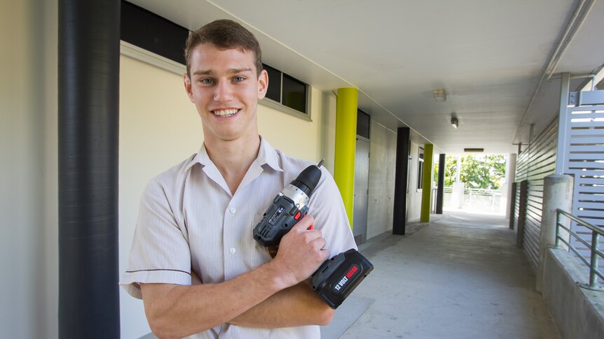 Student Josh Taylor hopes studying robotics will set him up in a career in engineering.