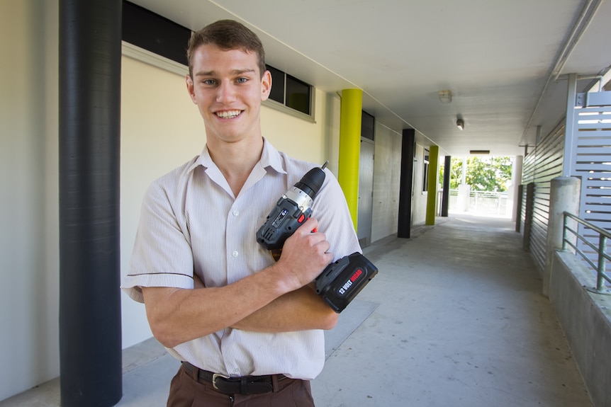 Student Josh Taylor hopes studying robotics will set him up in a career in engineering.