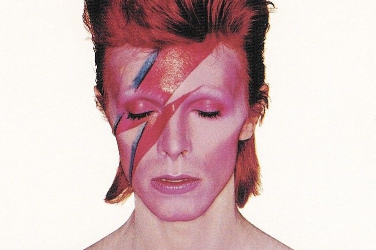 David Bowie Aladdin Sane Cover Art Zoom Detail