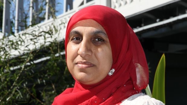 Portrait of Anjum Rahman, spokesperson for the Islamic Women's Council of New Zealand