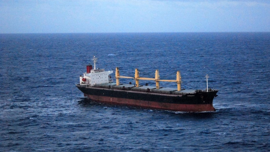 A bulk carrier