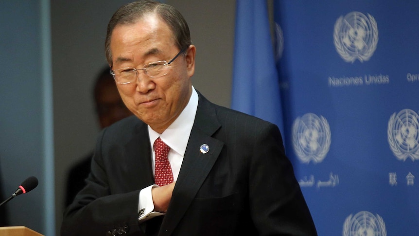 United Nations secretary-general Ban Ki-moon