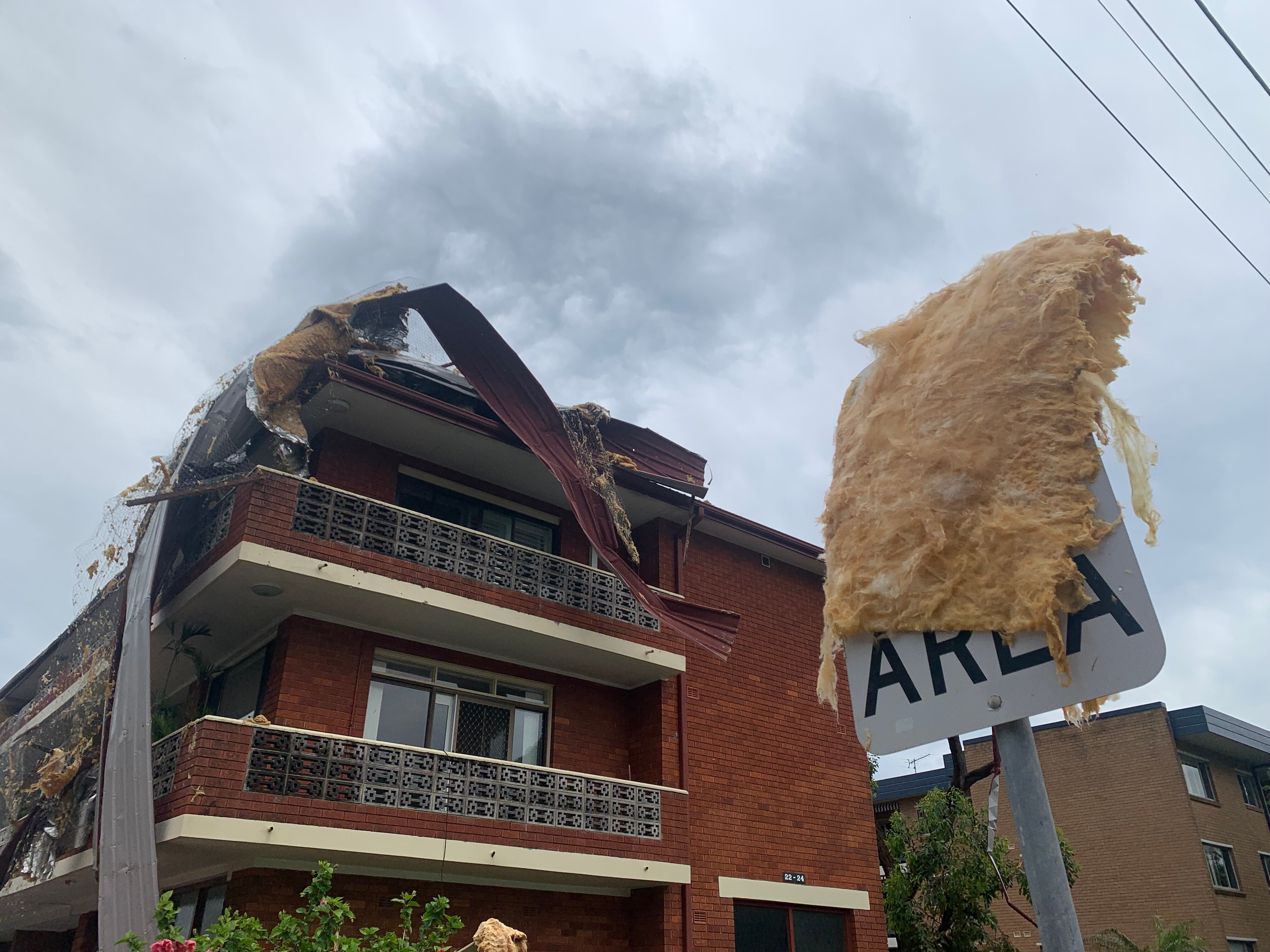 a building with roof removed