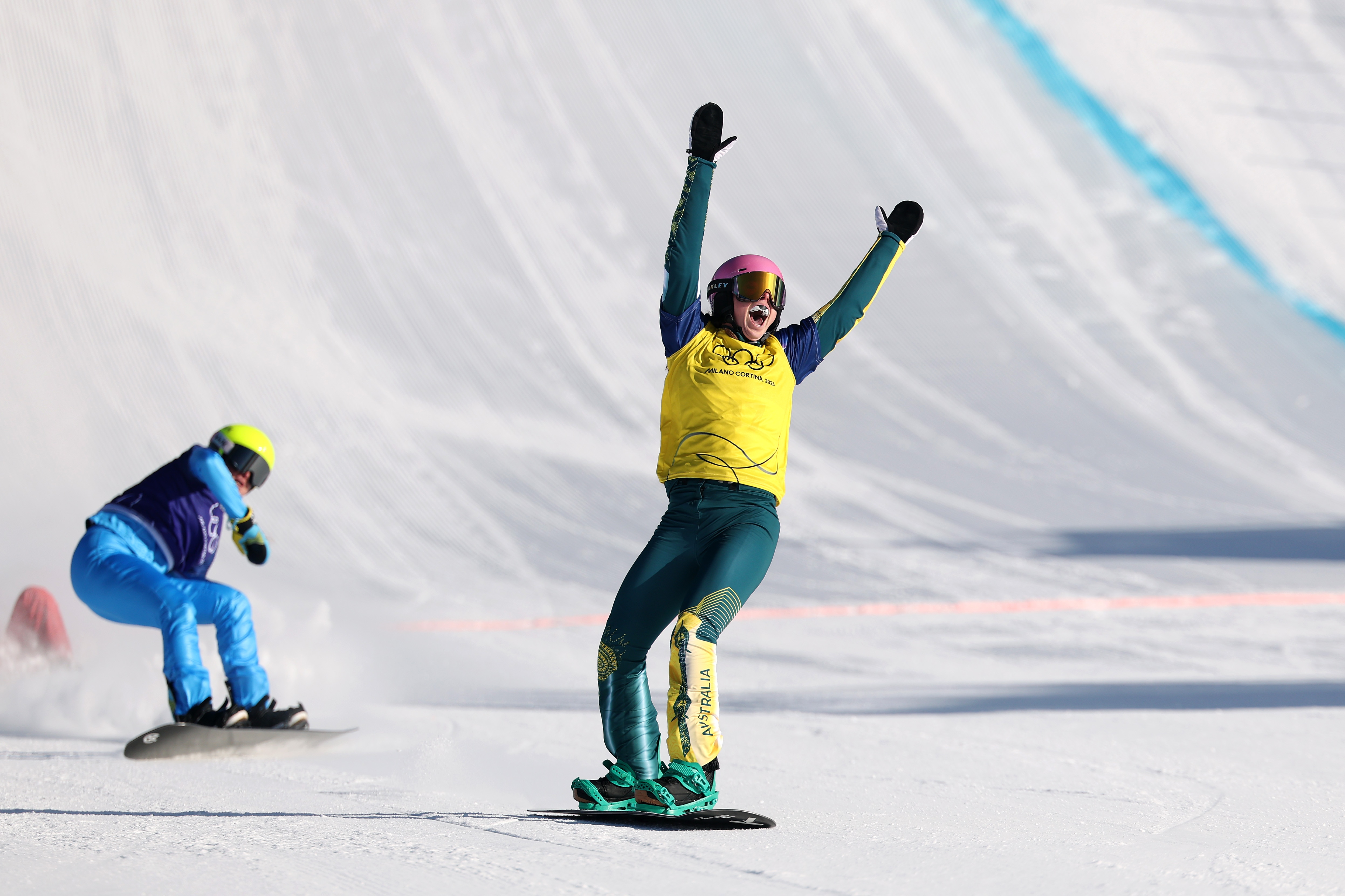 Breaking: Australia's Josie Baff claims stunning snowboard cross gold at Winter Olympics