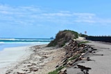 A stretch of Greys Beach in Geraldton showing the road cracking away through erosion. July 27, 2014