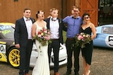 Adam Cranston with brother Josh on his wedding day