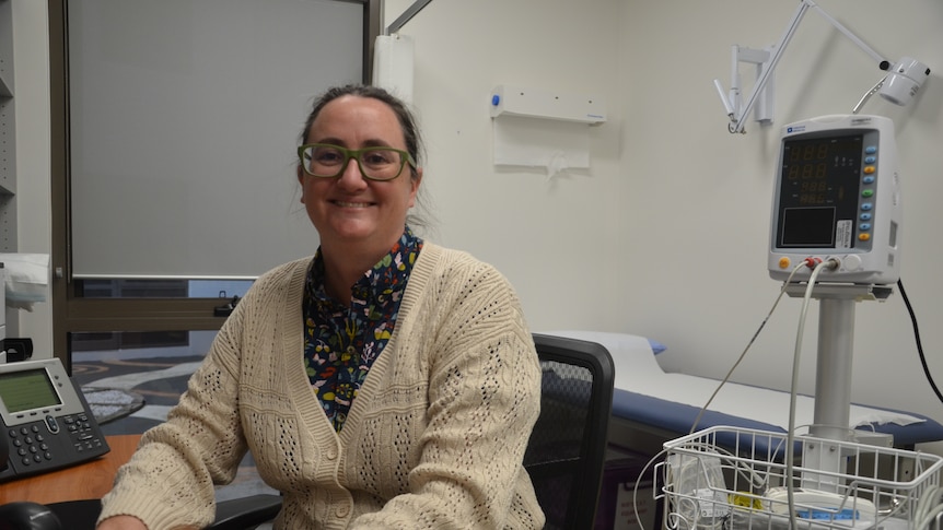 A nurse in a clinic room