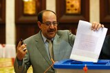 Iraq PM Nuri al-Maliki votes