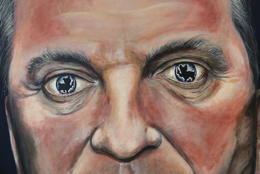 A portrait of Barnaby Joyce by Marty Steel.