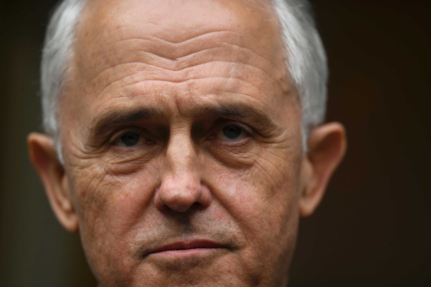 Australian Prime Minister Malcolm Turnbull speaks to the media during a press conference at Parliament House in Canberra.