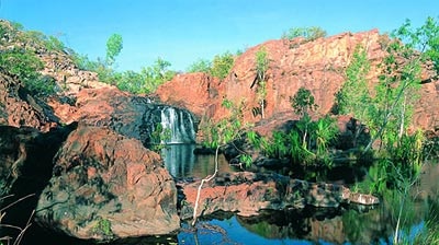 Edith Falls in the Nitmiluk National Park in the Northern Territory