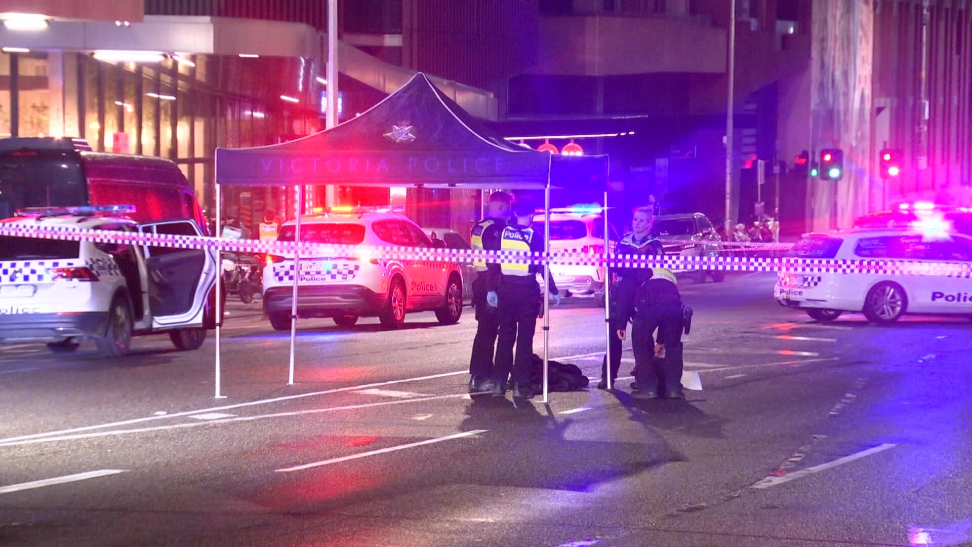 Two men arrested after shooting outside strip club in Melbourne's CBD ...