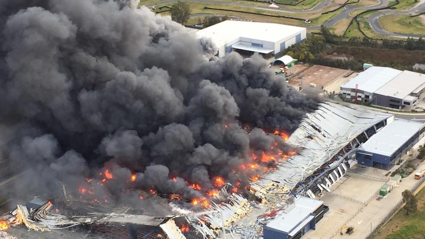 Sydney factory fire