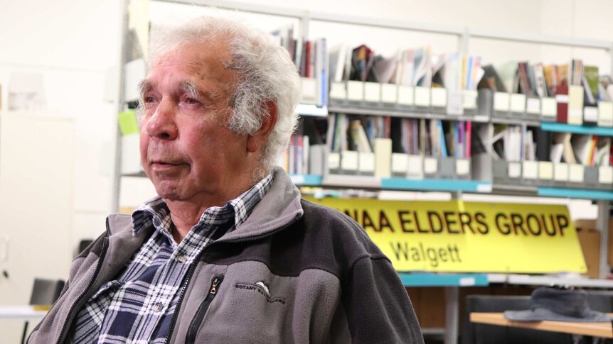 Walgett Aboriginal elder Richard Lake