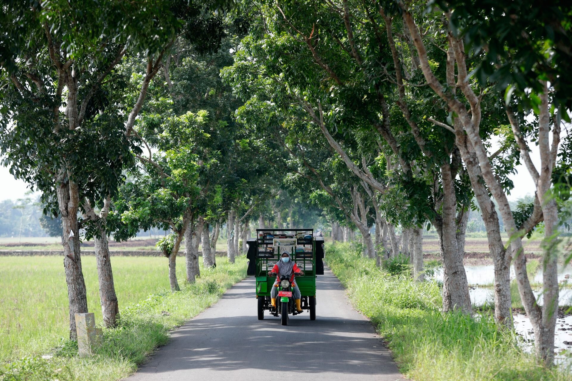 Roro dengan sepeda motor
