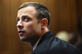 Oscar Pistorius on the second day of his trial