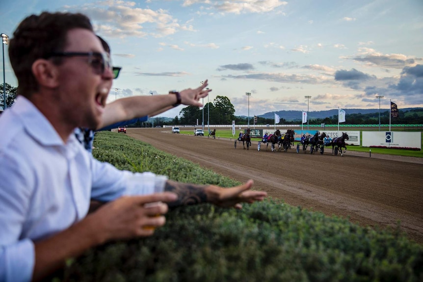 Menangle Park Race Spectators