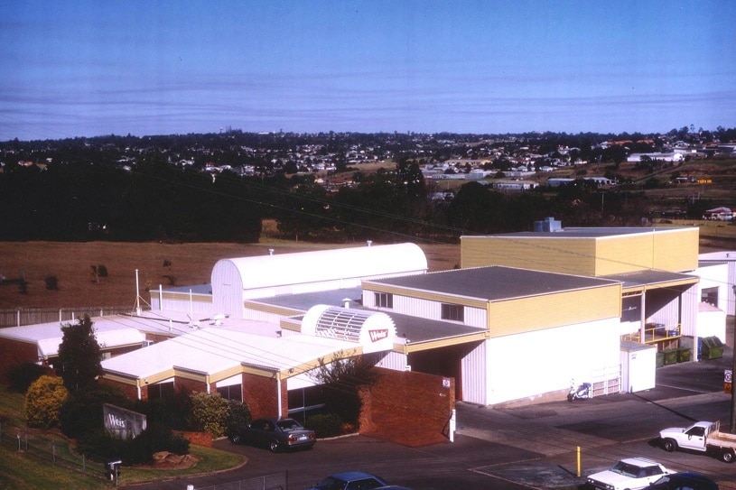 The Weis' factory in Toowoomba in the 1990s