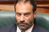 Independent MP Geoff Shaw during question time in the Victorian Legislative Assembly.