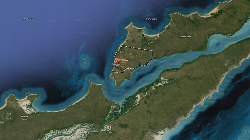 Map of Galiwin'ku on Elcho Island